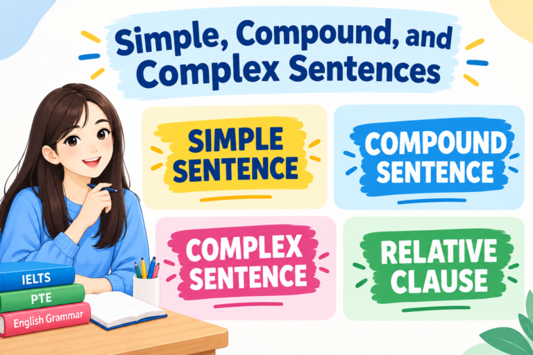 Simple compound complex sentences and relative clause
